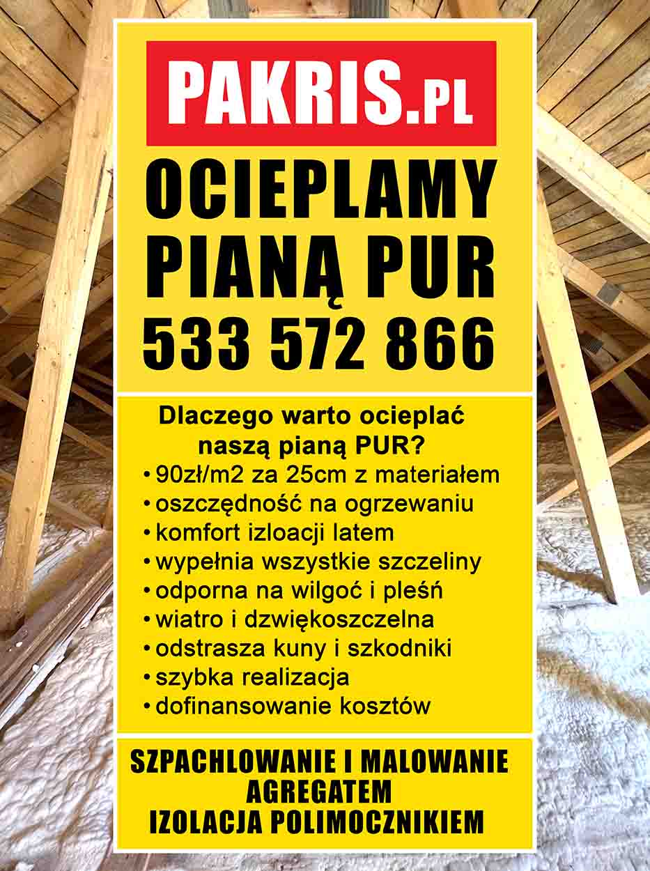 ocieplamy pianą pur pakris.pl